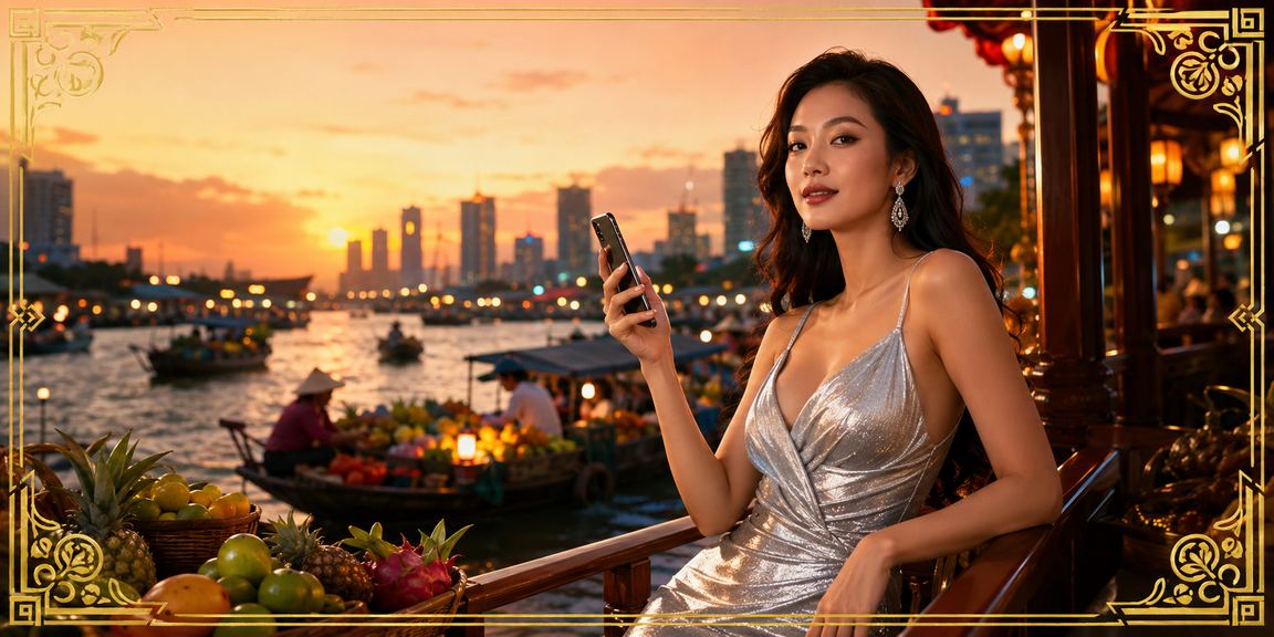 Người dùng vùng Mekong trải nghiệm casino trên điện thoại trong lễ hội