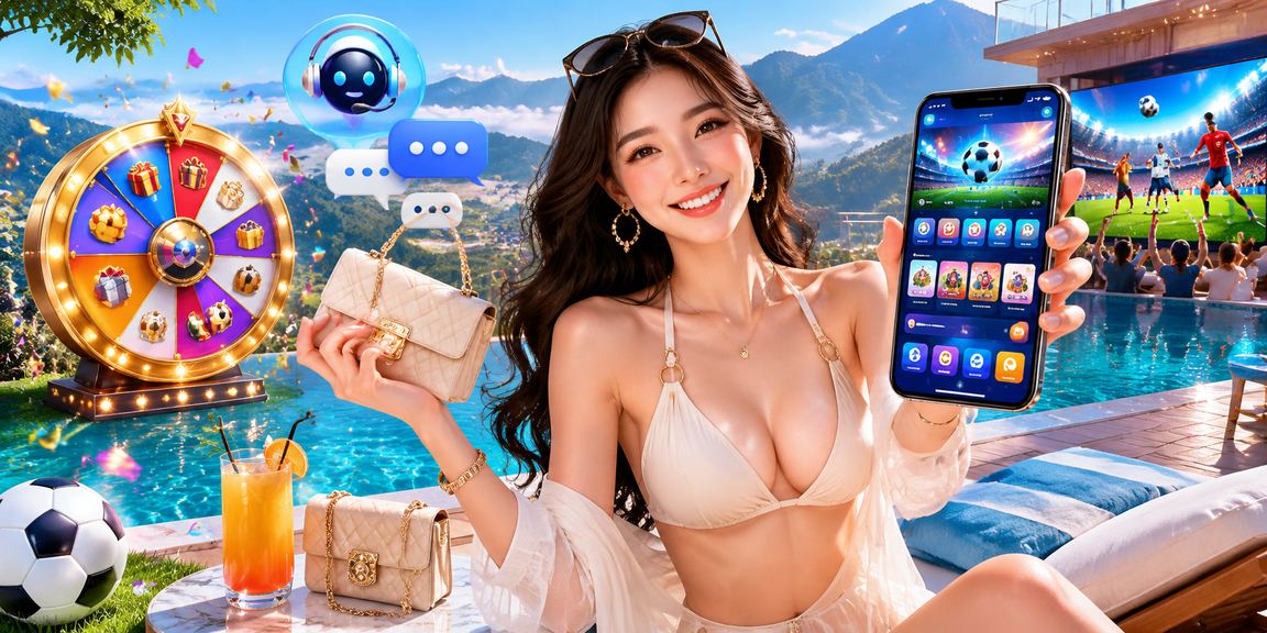 Người dùng Sa Pa tham gia quay số may mắn trên điện thoại di động